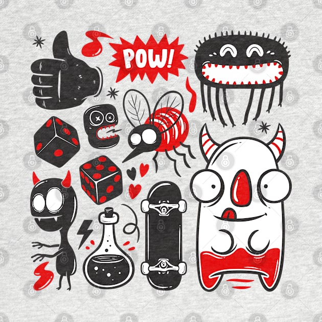 Doodle Monster by Mako Design 